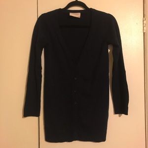 Navy Blue Cashmere Sweater